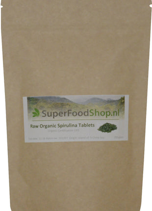 Spirulina Raw & Organic superfood online kopen 