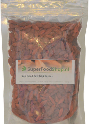 Goji Bessen Raw & Sun Dried superfood online bestellen 