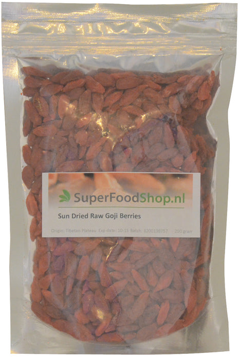 Goji Bessen Raw & Sun Dried superfood online bestellen 