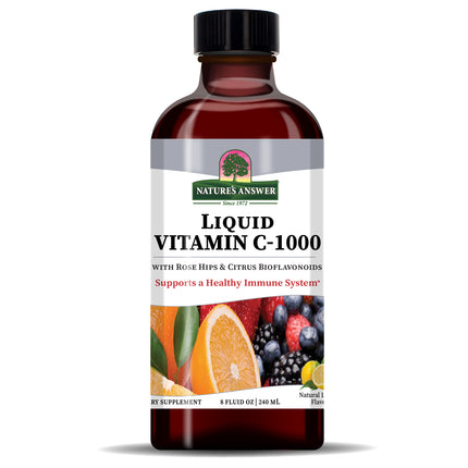 Vitamine C - 1000 + Bioflavonoïden – Vloeibaar – 240ml - Nature's Answer - SuperfoodShop
