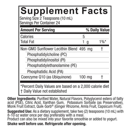 Liquid CoQ10 100 mg – Tangerine Smaak (240 ml) - Nature's Answer - SuperfoodShop