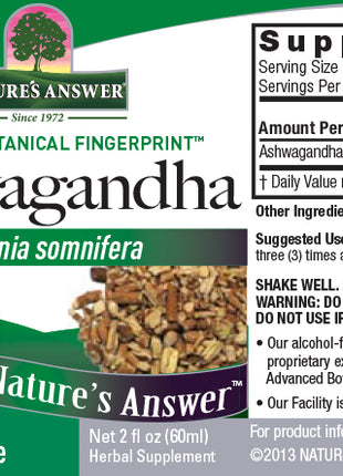 Ashwagandha Extract Nature's Answer