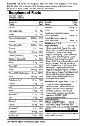 Multi-Vitamine RAW | The Vitamin Code