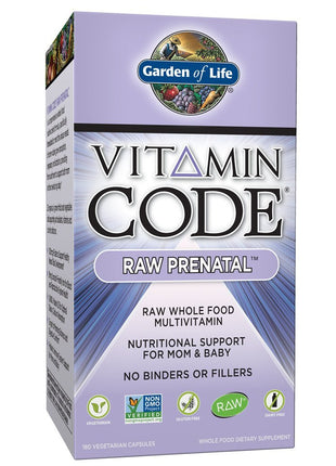 The Vitamin Code Prenatal (180 Capsules) - Garden Of Life