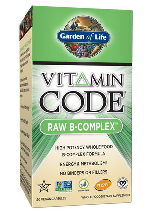 Vitamine B-complex 120 capsules | The Vitamin Code | Garden of Life