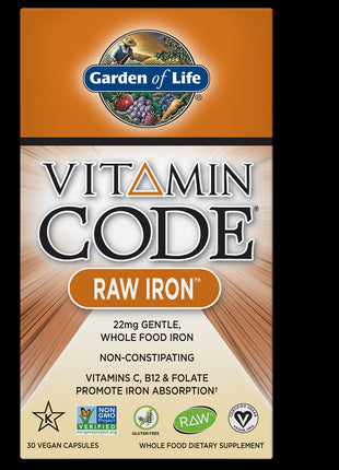 Vitamin Code IJzer (30 capsules) - Garden of Life