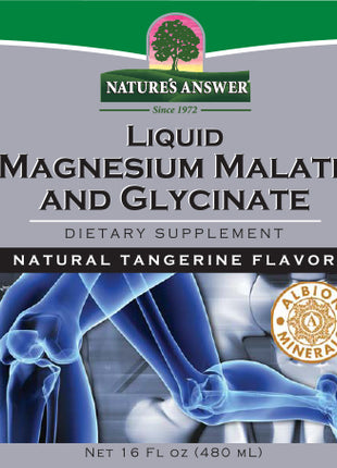 Vloeibare Magnesium Bisglycinaat & Malaat - Nature's Answer