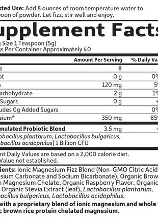 Dr. Formulated Whole Food Magnesium Raspberry Lemon (198,4g) - Garden of Life