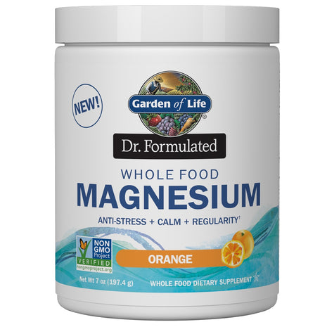 Dr. Formulated Whole Food Magnesium Orange (197,4g) - Garden of Life