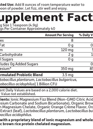 Dr. Formulated Whole Food Magnesium Orange (197,4g) - Garden of Life