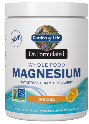 Dr. Formulated Whole Food Magnesium Orange (419,5g) - Garden of Life