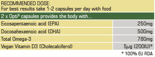 Omega 3 Algenolie Opti3Omega | 60 dagen | plantaardig