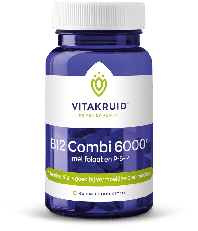 Vitamine B12 Combi met folaat - De Ultieme Energieboost voor Je Lichaam - Vitakruid - SuperfoodShop