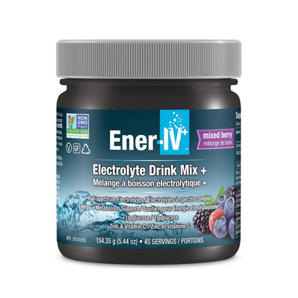 Ener - IV+ Electrolyte Drink Mix – Natuurlijk Elektrolytenpoeder - Ener - Life - SuperfoodShop