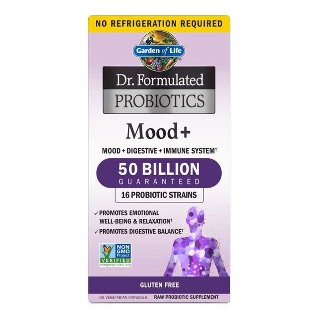 Dr. Formulated Probiotica Mood+ 50 miljard - Garden of Life - SuperfoodShop