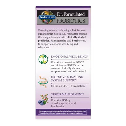 Dr. Formulated Probiotica Mood+ 50 miljard - Garden of Life - SuperfoodShop