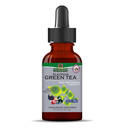 Groene Thee Extract – Alcoholvrij & EGCG - gestandaardiseerd (50 ml) - Nature's Answer - SuperfoodShop