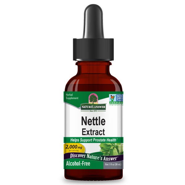 Nettle Leaf Vloeibaar Extract – 2000mg – Alcoholvrij - Nature's Answer - SuperfoodShop