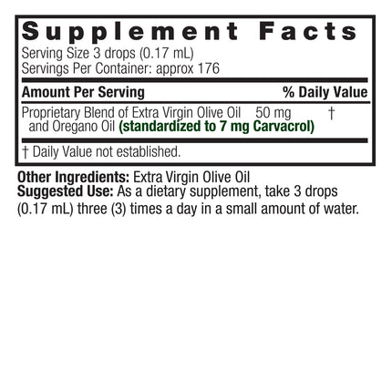 Oregano Olie – Alcoholvrij (30 ml) - Nature's Answer - SuperfoodShop