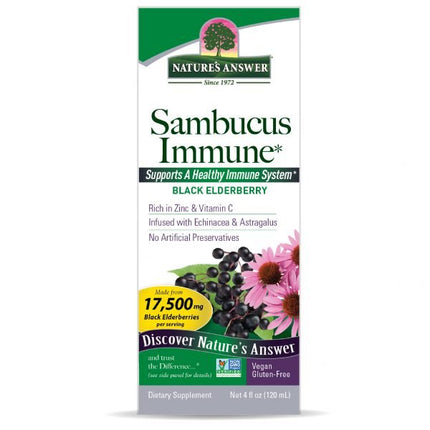 Vlierbessen Extract - Sambucus 120ml - Nature's Answer - SuperfoodShop
