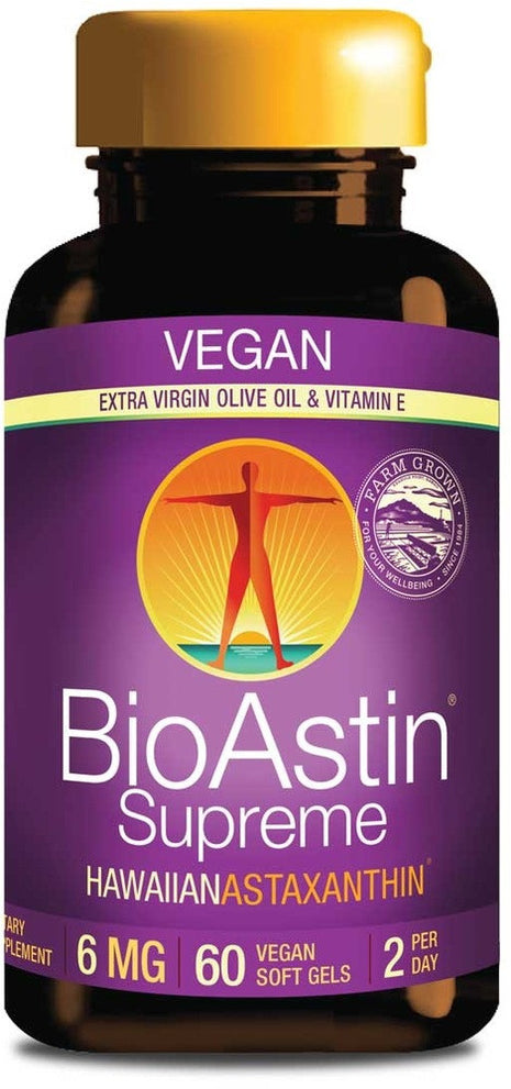 BioAstin Supreme Astaxanthin 6mg - 60 Softgels