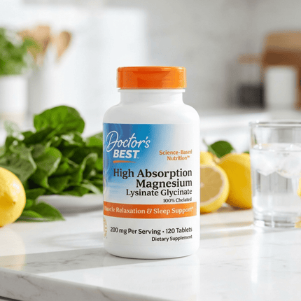 High Absorption Magnesium – 105 mg per dosering - 120 Capsules - Doctors Best - SuperfoodShop