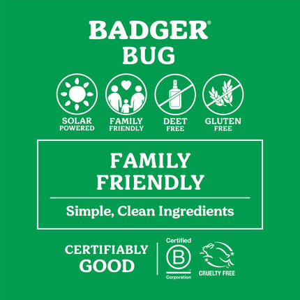 Badger Anti Bug Balm Stick – Natuurlijke Insectenbescherming 17g