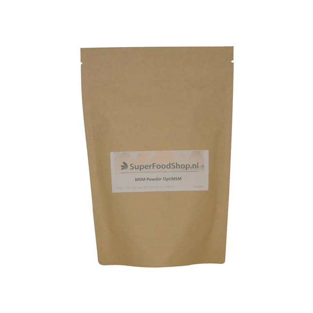 OptiMSM® Poeder – 450g – 100% Zuivere MSM uit de VS - Superfoodshop - SuperfoodShop