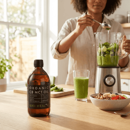Organic C8 MCT Oil – 500 ml (96% caprylzuur uit kokos) - Kiki Health - SuperfoodShop