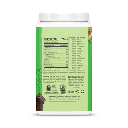 Classic Proteïne – Biologisch Plantaardig Eiwitpoeder (750 g) - Sunwarrior - SuperfoodShop
