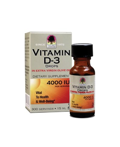 Vitamine D3 4000IU - 240 dagen - Volwassene of Kinderen - Nature’s Answer Platinum